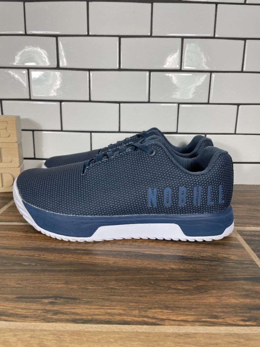 NOBULL Outwork Edge Shoes Womens Size 8.5 Midnight Blue Training Sneakers